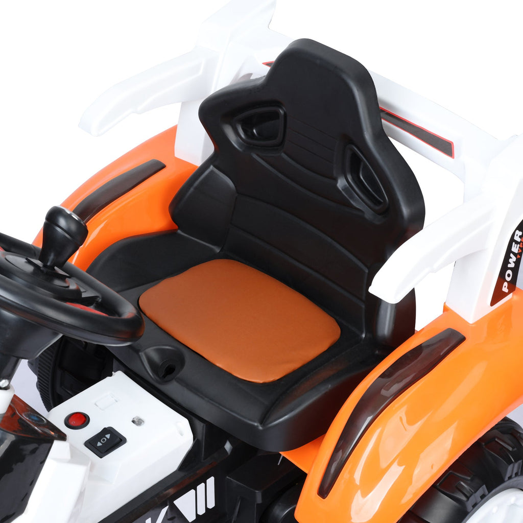 Battery-Powered Ride-On Excavator with Motorized Arm and Forward/Backward Movement