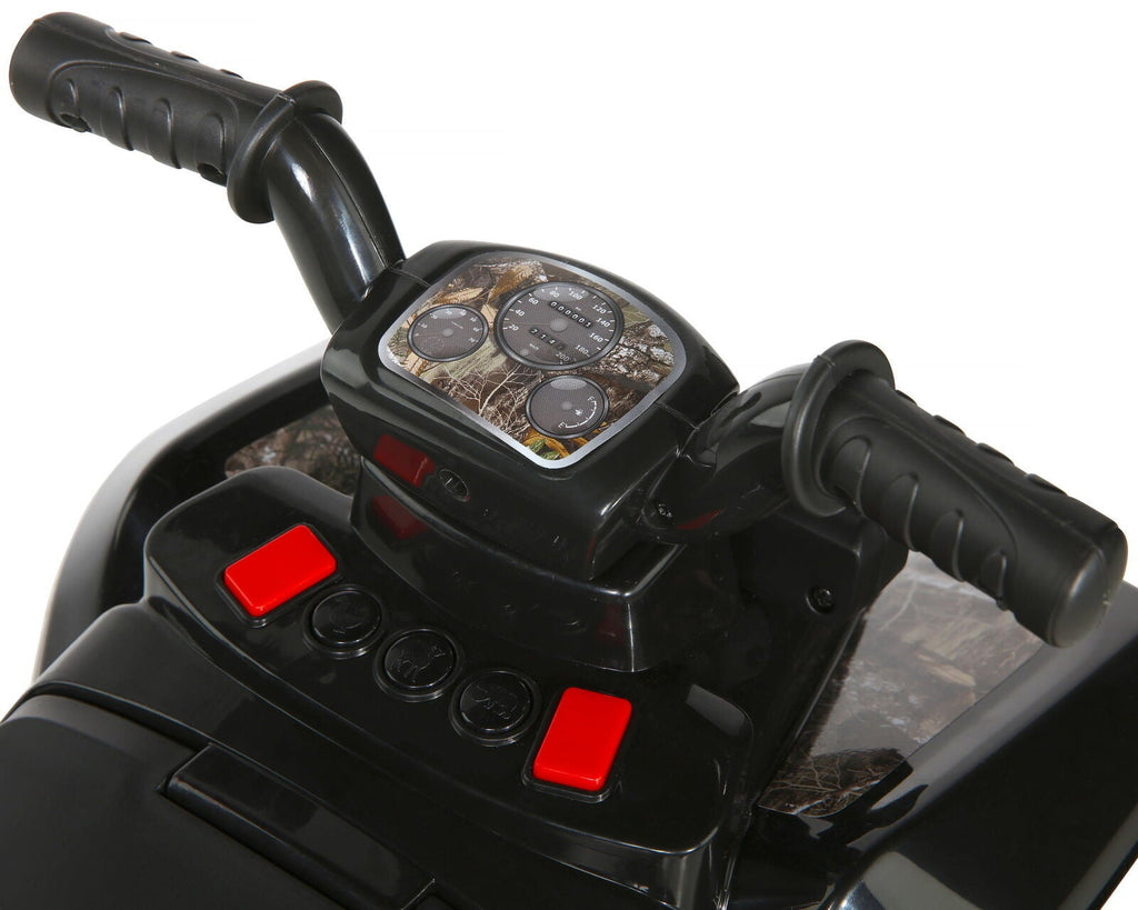 Camo Ride-On Toy Car with Storage Seat and 3 Animal Sounds