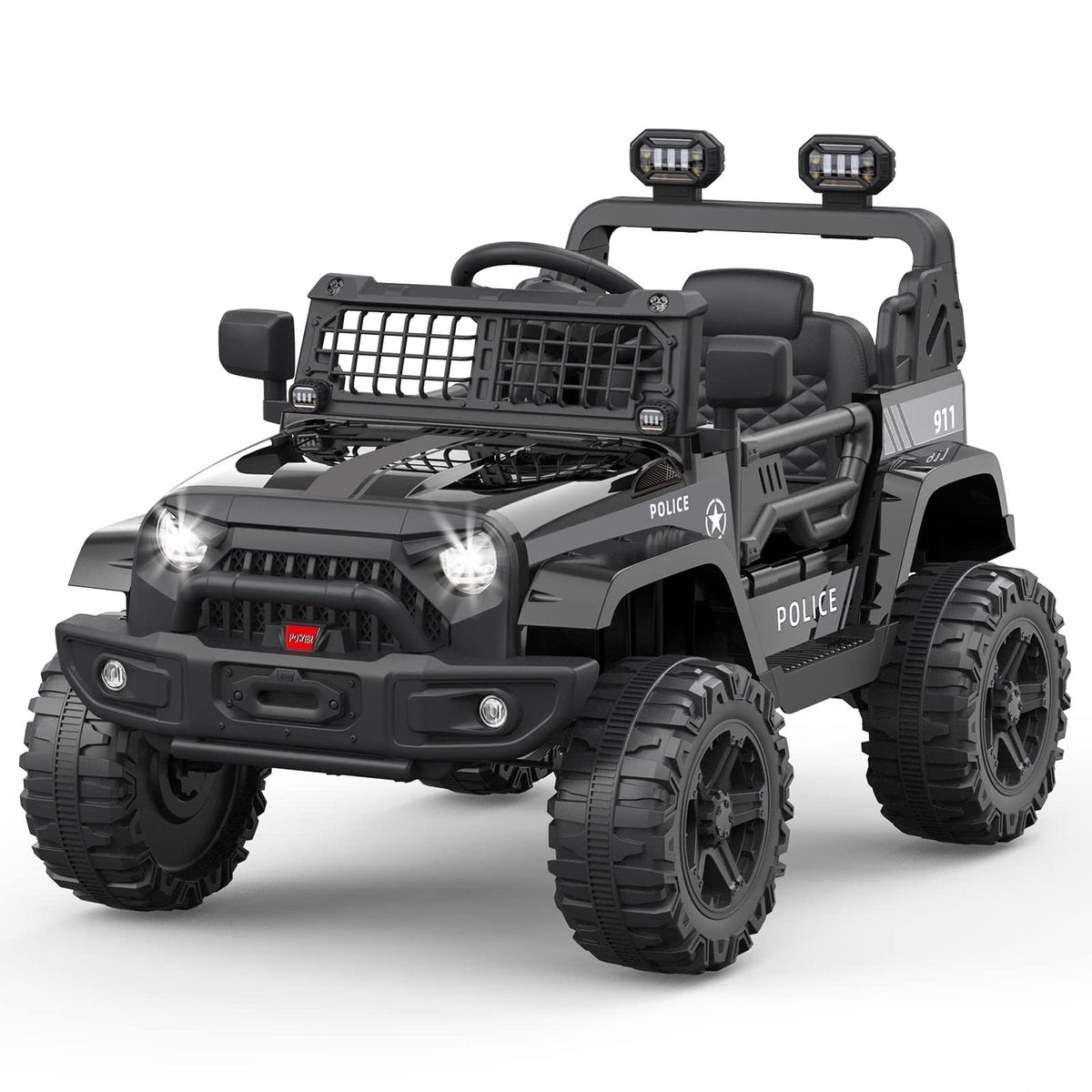 12V Kids Electric Ride-On Truck Car with Remote Control and Spring Suspension