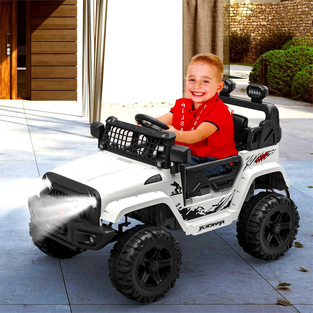 12V Kids Electric Ride-On Truck with Remote Control and Spring Suspension