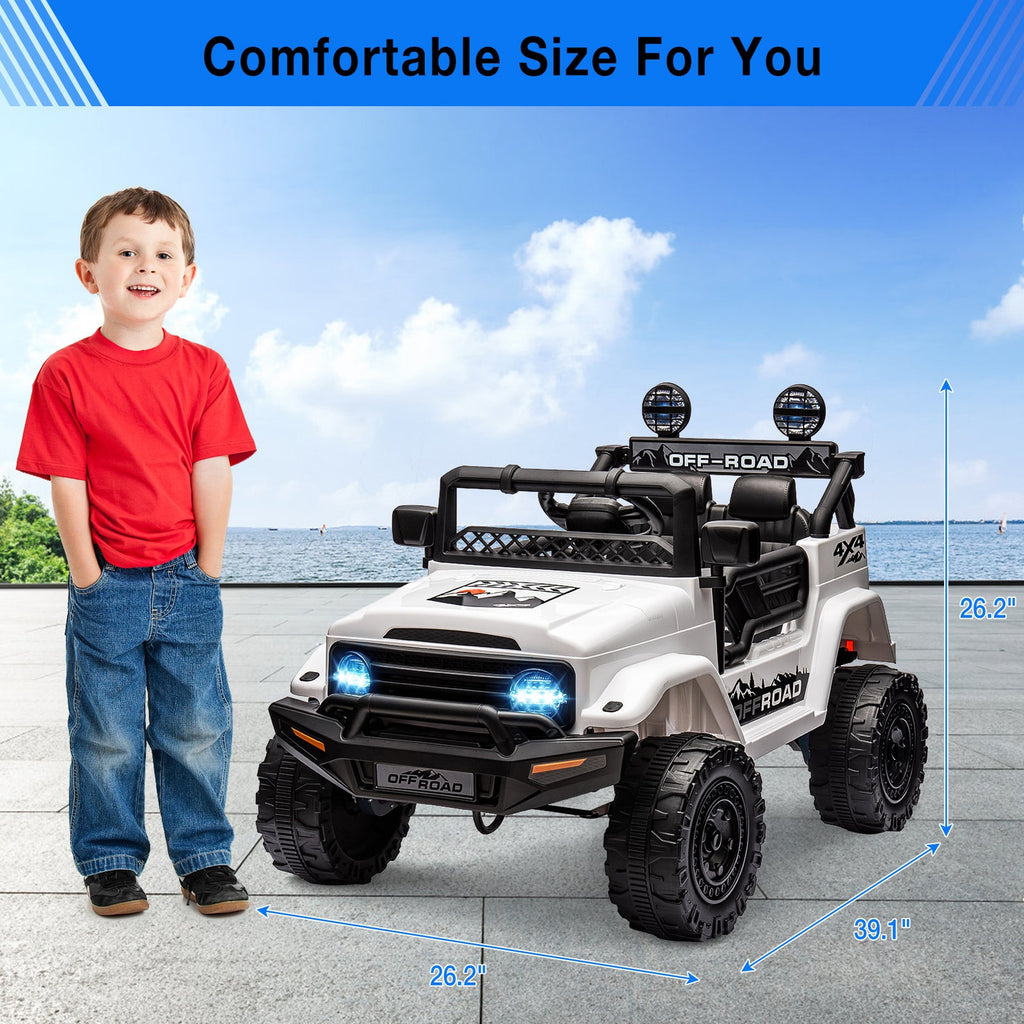 12V Electric Ride-On Truck Car with Parent Remote Control