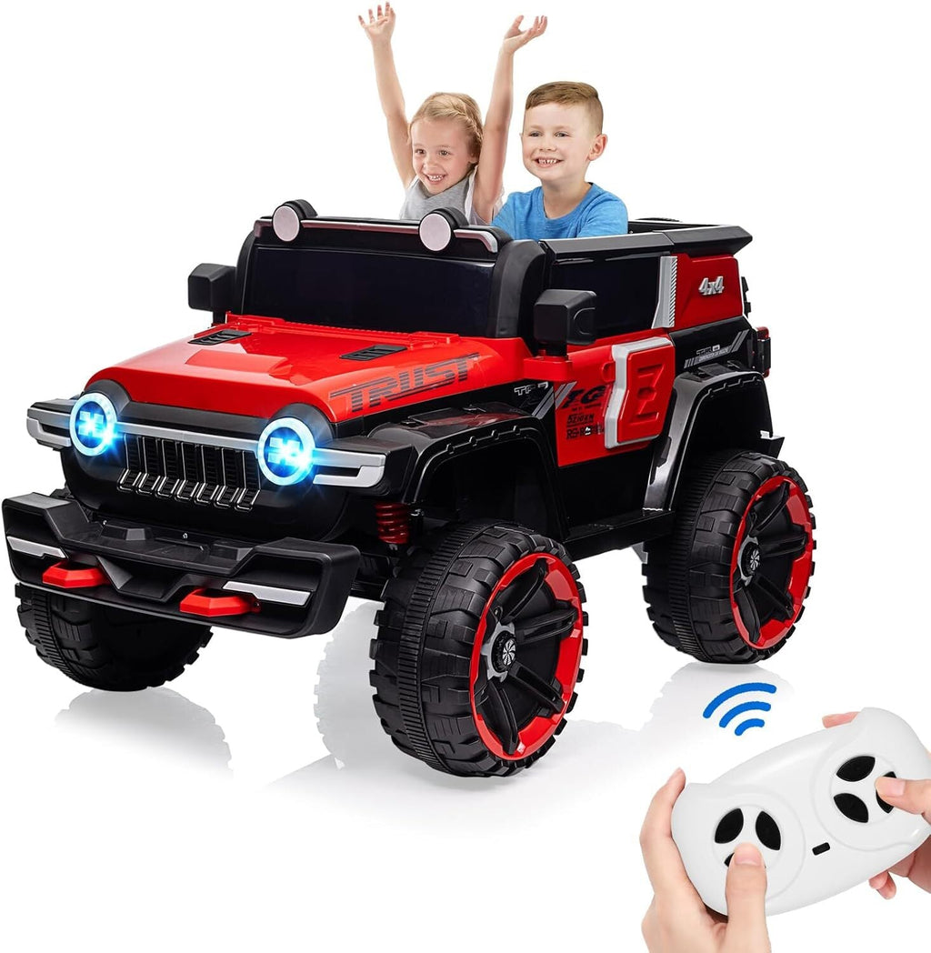 12V Electric Ride-On Truck Car for Kids Ages 3+ with 2.4G Remote Control