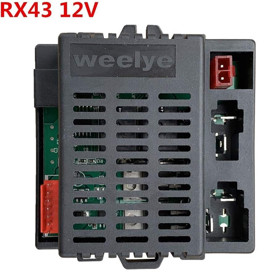 12V Replacement Remote Control with 2.4G Wireless Connectivity for Kids' Cars RX43 RX23