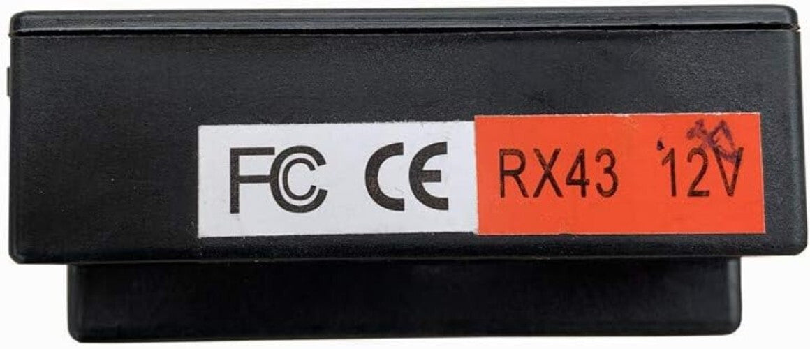 12V Replacement Remote Control with 2.4G Wireless Connectivity for Kids' Cars RX43 RX23